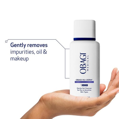 Obagi Nu-Derm Gentle Face Cleanser - Soothing Formula for All Skin Types | 6.7 oz