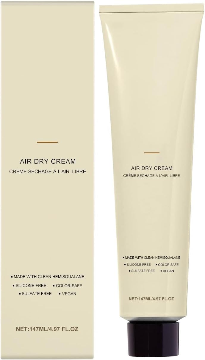 Skiennix Air Dry Cream - Frizz-Free Styling Cream for Curly, Wavy & Straight Hair - 8 oz