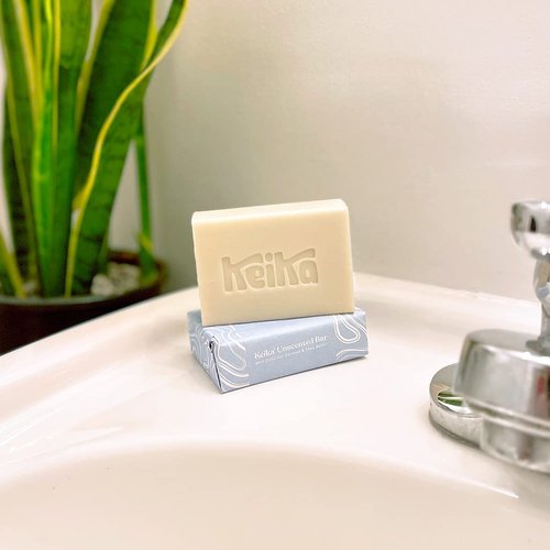 Keika Baby Soap Bar - Unscented Oat & Shea for Eczema Relief | 5 oz for All Skin Types