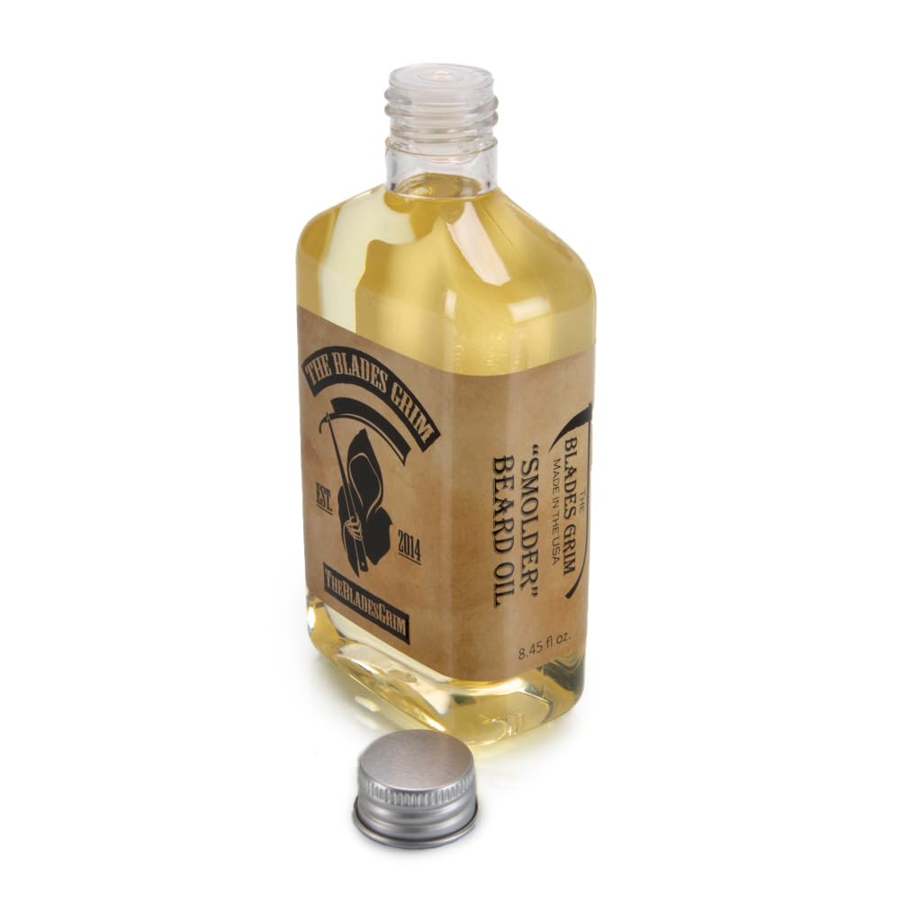 Smolder Beard Oil - Promote Healthy Growth & Softness - 8.45oz Bottle - Made in the USA