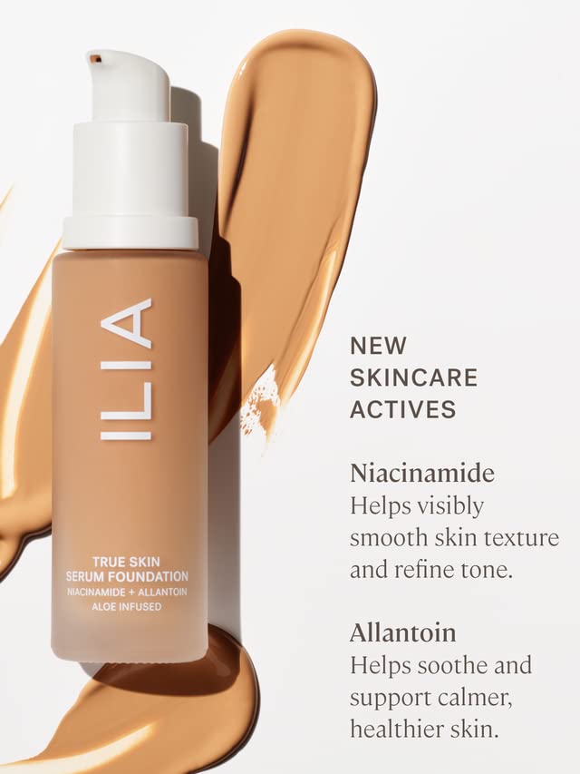 ILIA - True Skin Serum Foundation | Weightless, Buildable Coverage, Non-Comedogenic, Vegan (Mindoro SF.25)