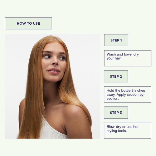 Maria Nila Cream Heat Spray, 5.1 Fl Oz, Protects Hair when Using Heating Tools, Pea Protein Prevents Split Ends, 100% Vegan & Sulfate/Paraben free