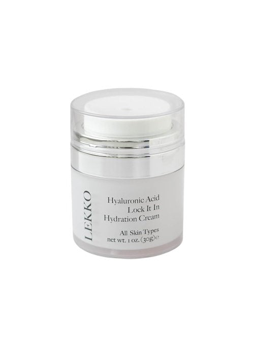 LEKKO Aesthetics Hyaluronic Acid Hydration Cream - Deep Moisture Formula (1.0 Fl Oz)