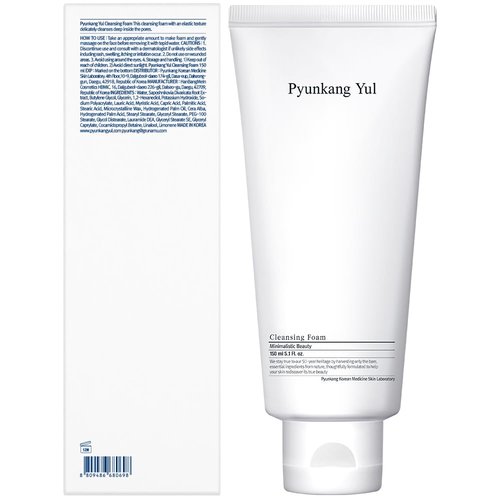 PYUNKANG YUL Cleansing Foam - Gentle Korean Facial Wash for All Skin Types - 5.1 Fl. Oz