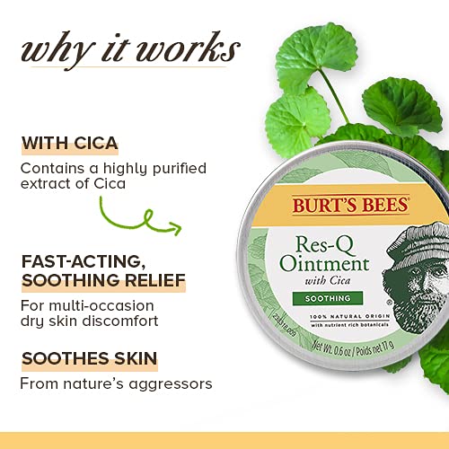 Burt's Bees Res-Q Ointment - 100% Natural Multipurpose Healing Balm with Cica | 15g
