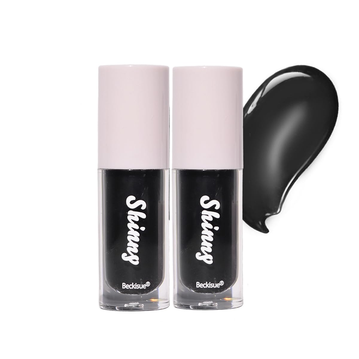 Skiennix Translucent Black Lip Oil Set - Hydrating Plumping Lip Tint | Long-Lasting Glossy Finish