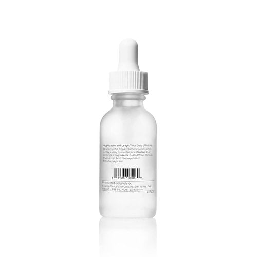 ClarityRx Daily Dose of Water Hyaluronic Acid Serum - Hydrating Anti-Aging Treatment for Dry Skin