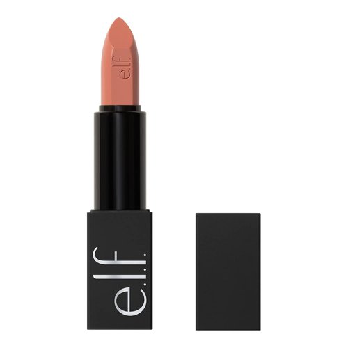 e.l.f. O Face Satin Lipstick - Richly Pigmented, Nourishing & Long-Lasting Creamy Formula | Vegan, Cruelty-Free, Dirty Talk