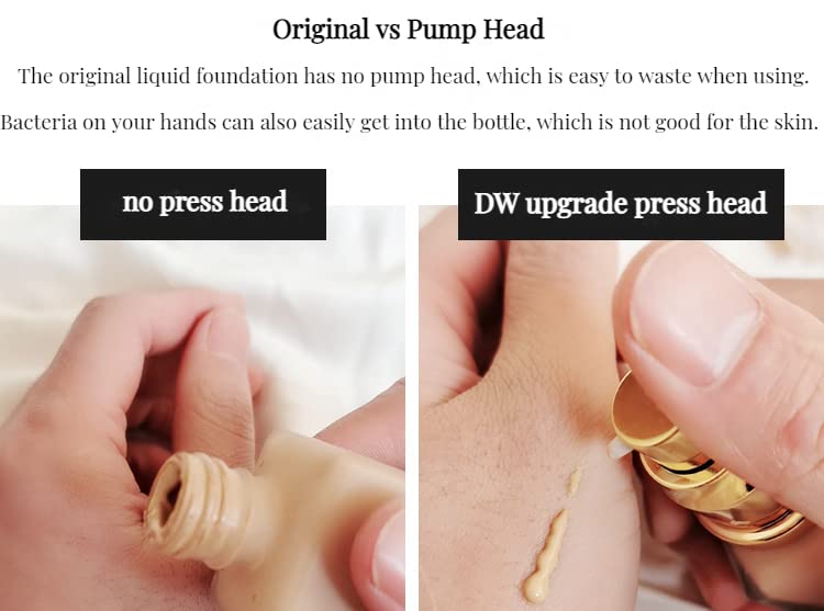Estee Lauder Foundation Pump - 2-Pack Upgrade for Double Wear Foundation | Easy Dispensing