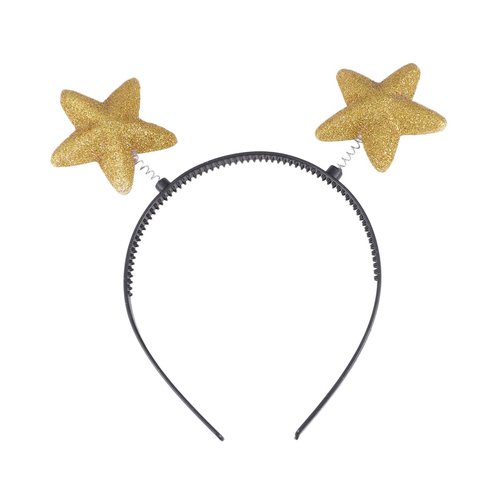 Beaupretty Star Headbands 8PCS Star Hair Hoop Star Head Bopper Star Headwear Patriotic Party Accessories for Xmas Halloween New Year Party