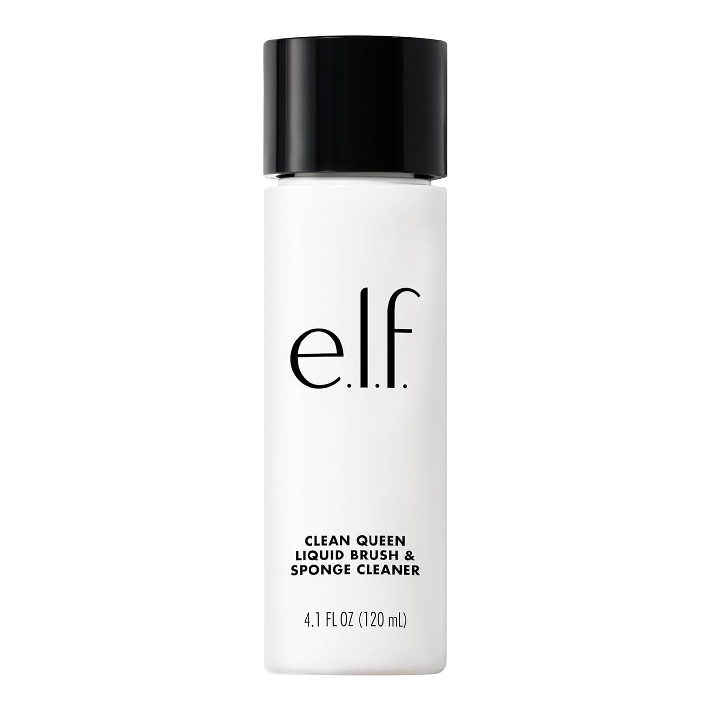e.l.f. Clean Queen Liquid Brush & Sponge Cleaner - Gentle Foaming Formula for Makeup Removal | Vegan & Cruelty-Free, 4.1 oz
