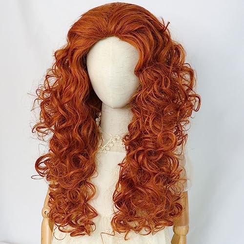 HUNIGIR Kids Blonde Wig M3gan Wig Girls Long Wavy Wig Honey Blonde Cosplay Princess Wig Women Heat Resistant Synthetic Halloween Costume Wig with Wig Cap (Honey Blonde)