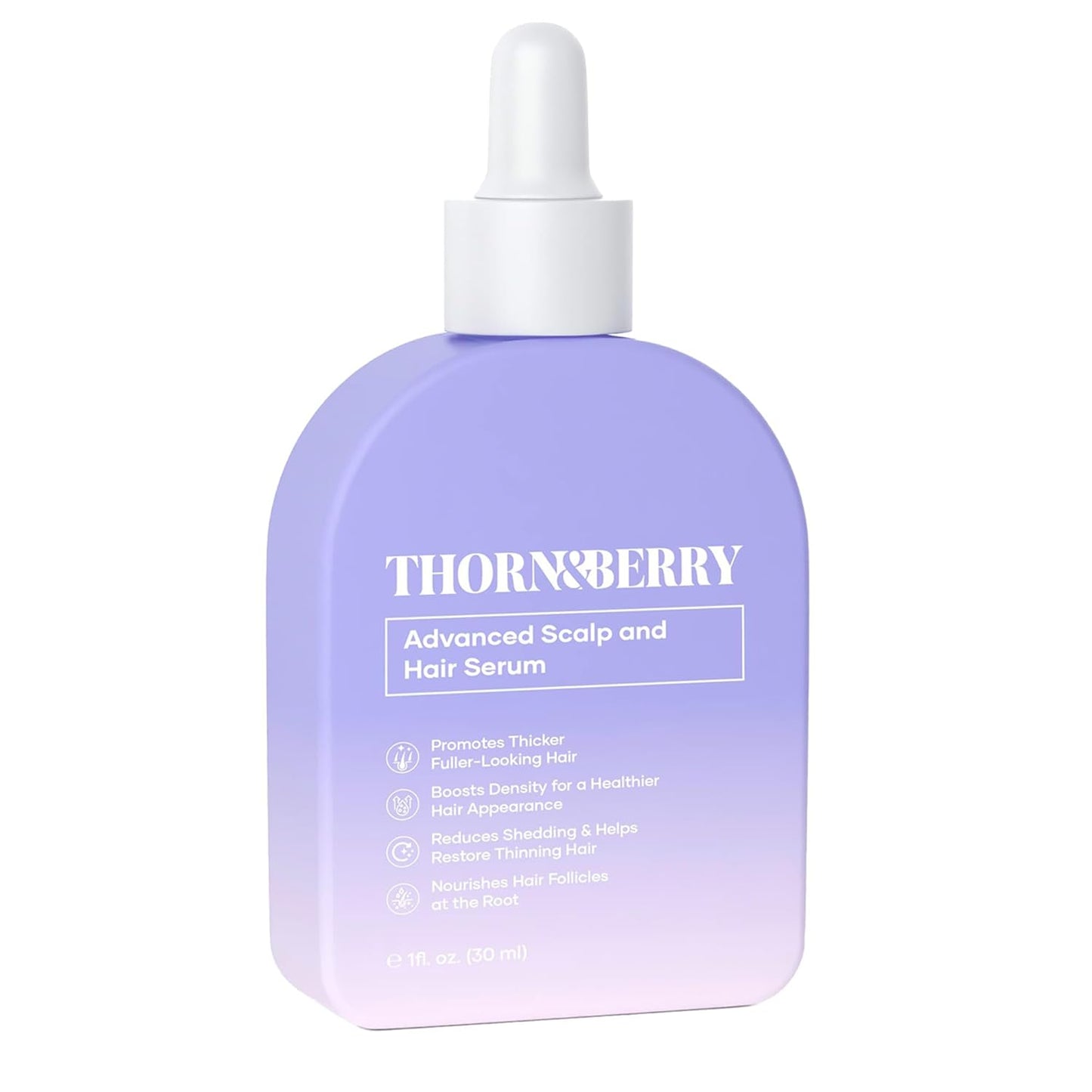 Thicker Fuller Hair Hair Growth Serum - Rosemary Oil & Biotin for Thinning Hair | DHT Blocker & Multi Peptides