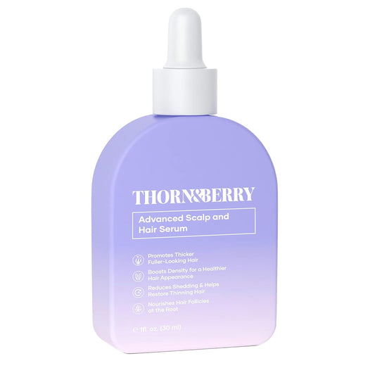 Thicker Fuller Hair Hair Growth Serum - Rosemary Oil & Biotin for Thinning Hair | DHT Blocker & Multi Peptides