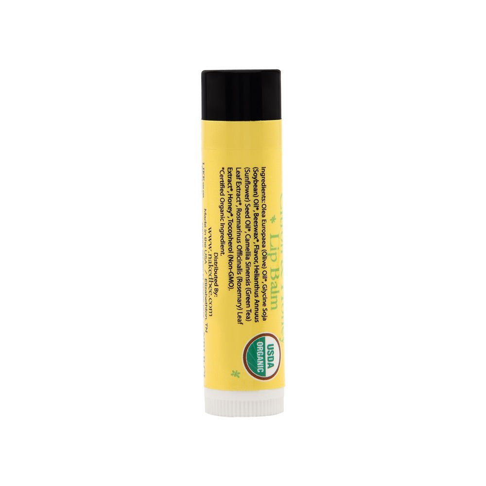 The Naked Bee Citron & Honey Lip Balm (.15oz) Moisturizing Lip Balm for Women with Vitamin E & Beeswax to Soothe, Hydrate & Nourish Chapped, Dry Lips - For Soft, Smooth & Healthy Lips