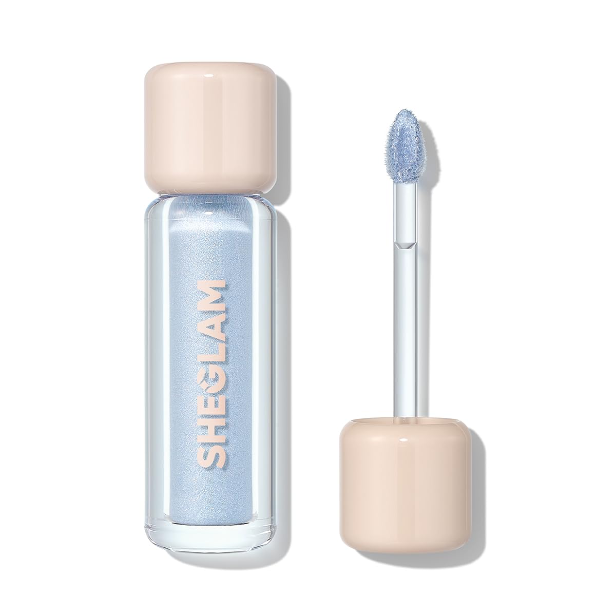 SheGlam Airglow Liquid Eyeshadow - 16-Hour Long-Lasting Shimmer in Cloud Nine