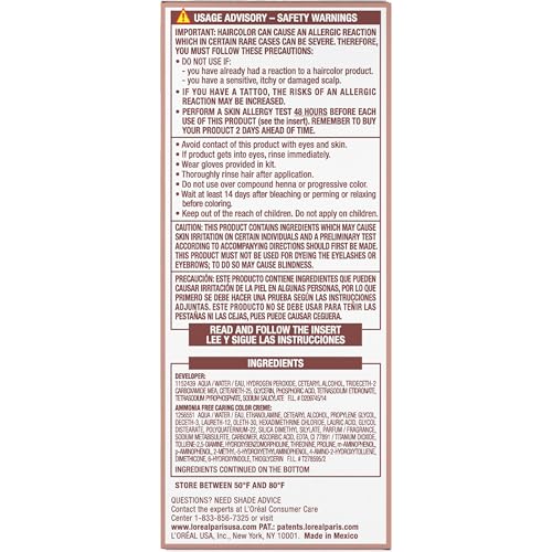 L’Oreal Paris Excellence Universal Nudes Permanent Hair Color, Ammonia Free Hair Dye for Gray Hair Coverage, 9N Natural Light Blonde, 1 Hair Dye Kit