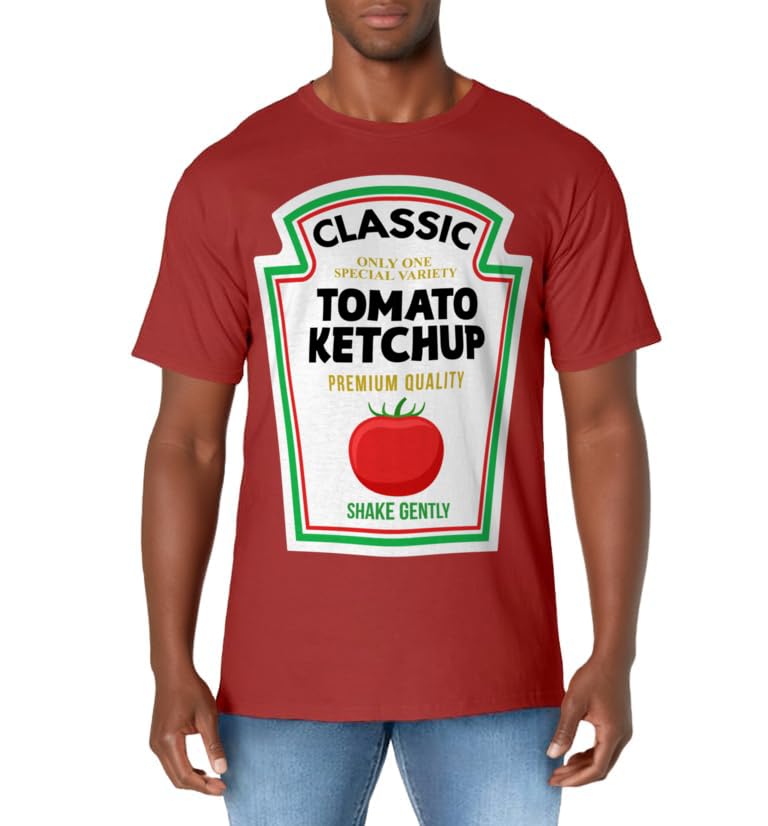 TOMATO KETCHUP DIY Halloween Costume Matching Group Funny T-Shirt