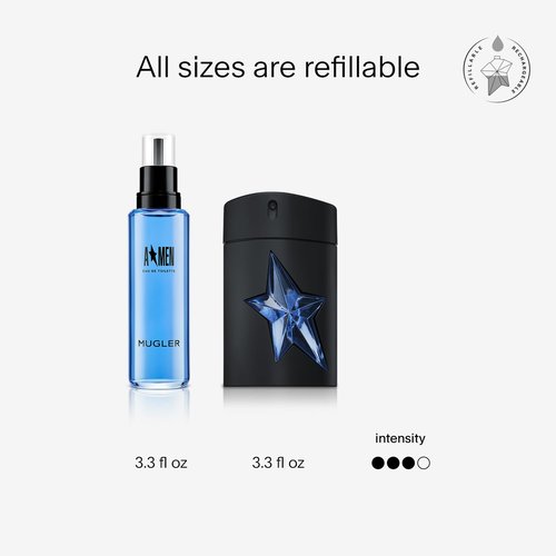 Mugler A*Men Eau de Toilette | Men's Cologne - Woody & Ambery Scent with Patchouli & Coffee Extract