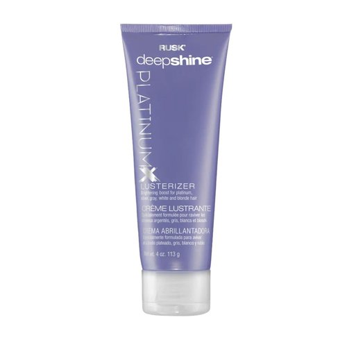 RUSK PlatinumX Lusterizer - Salon-Quality Styling Cream for Shine & Frizz Control | 4 oz