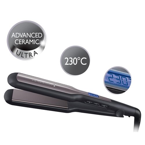 Remington S5525 PRO Ceramic Hair Straightener - Fast Heat Up & Sleek Finish | Black