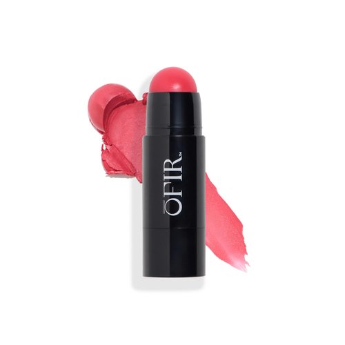 OFIR Cheek Tones Vitamin C Blush Stick - Buildable, Hydrating, Lightweight Vegan Formula | Watermelon Reddish Pink | 0.21 oz