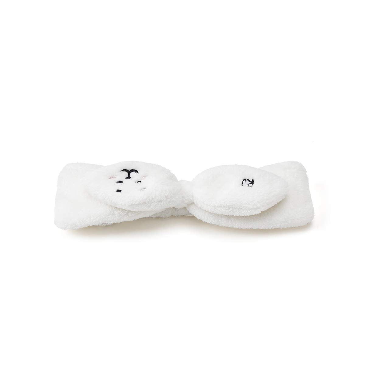 BT21 Official Merchandise by Line Friends - RJ Character Spa Makeup Hair Wrap Headband