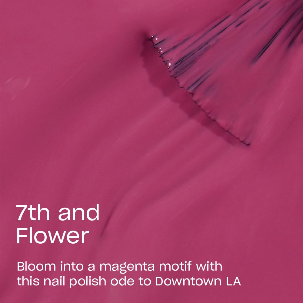 OPI Nail Lacquer 7th & Flower | Opaque Dark Red Crème Chip Resistant Nail Polish | Downtown LA Collection