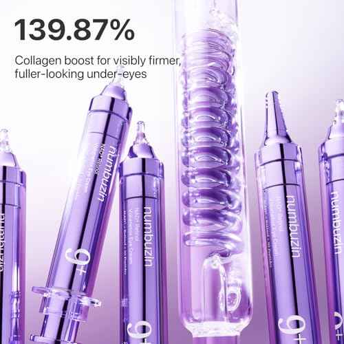 numbuzin No.9 Eye Cream | NAD+ Retinol Volumetox Eye Cream | Firming, Wrinkles, Fine Lines, Dark Circles, Depuff | Retinol, Peptides, Niacinamide | Restores Radiance for Undereyes | 0.33 fl. oz.