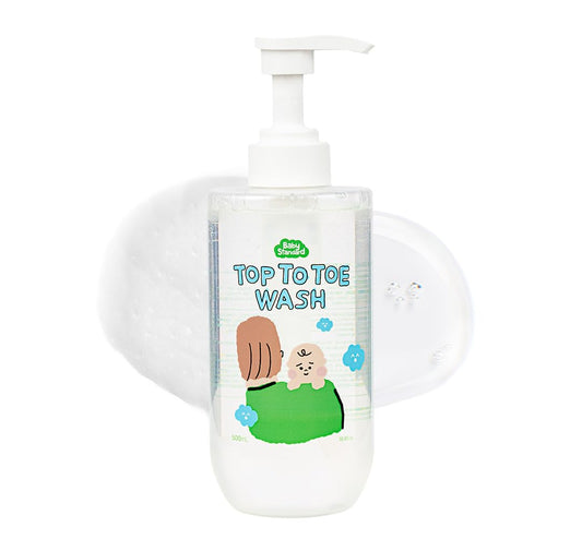Skiennix Baby Wash & Shampoo - Tear-Free, Low pH Plant-Based Cleanser for Sensitive Skin | 16.9 fl. oz.