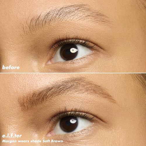 e.l.f. Micro-Fine Brow Pencil, Waterproof Brow Color & Spoolie For Shaping Brows & Creating A Feathered Natural-Looking Finish, Vegan & Cruelty-Free, Auburn