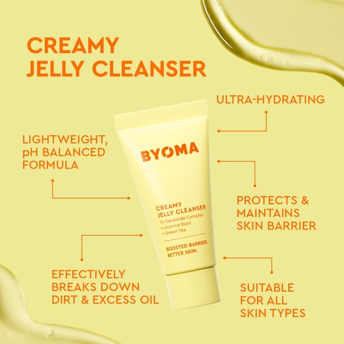 BYOMA So Hydrating Set - Barrier Repair Skincare Trio - Cleanser, Serum & Moisturizer for Dry Skin - 30ml, 15ml, 15ml