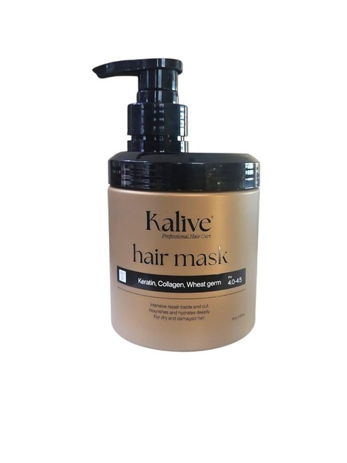 KALIVE Hair Mask - 16 Oz Deep Moisturizing Repair Treatment for Dry, Damaged Hair