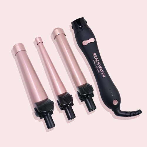 Beachwaver Multi Barrel Curling Iron - Professional Ceramic Rotating Design | 3 Attachments, Adjustable Heat, Travel-Friendly