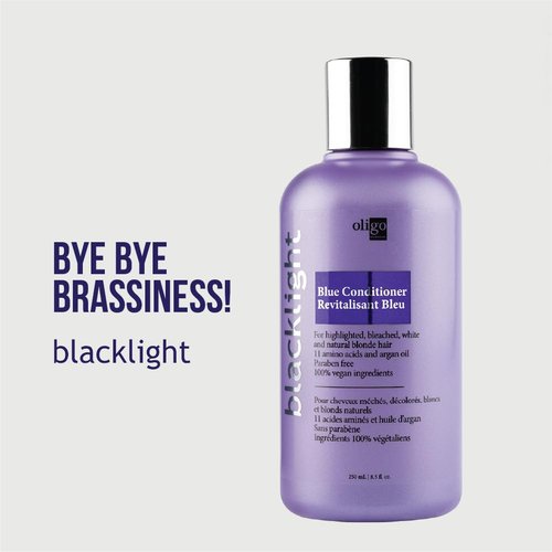 Oligo Professionnel Blacklight Blue Conditioner - Vegan Formula to Eliminate Brassy Tones | 8.5oz