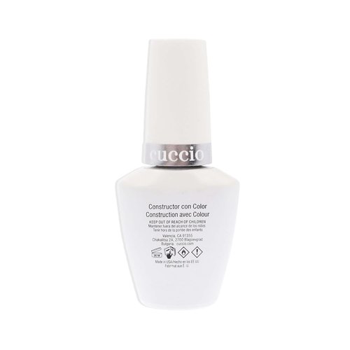 Cuccio Pro Brush-On Colour Builder Gel - Calcium Enriched, Easy Application - Naked Pink, 0.43 oz