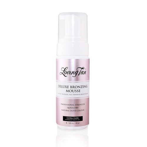 Loving Tan Deluxe Self Tanning Bronzing Mousse - Ultra Dark, Streak-Free Formula | 4 FL Oz, Cruelty-Free