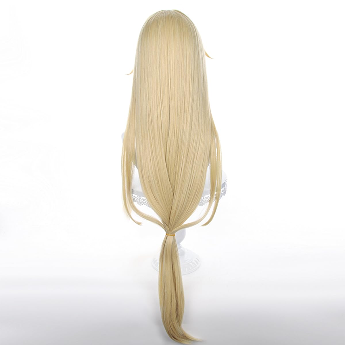 XiongXiongLe Game Honkai Star Rail Luocha Cosplay Wig Women Costume Yellow Blonde Long Straight Hair Wigs for Girls Cos Party Halloween Christmas Comic Con(Luocha)