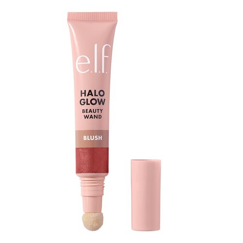 e.l.f. Halo Glow Blush Wand - Radiant Liquid Blush Infused With Squalane | Vegan & Cruelty-Free, Rosé You Slay