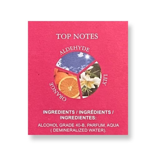 Pink Diamond Eau de Parfum for Women - 3.4 Fl Oz | Fresh Top Notes of Orange, Aldehyde & Lily