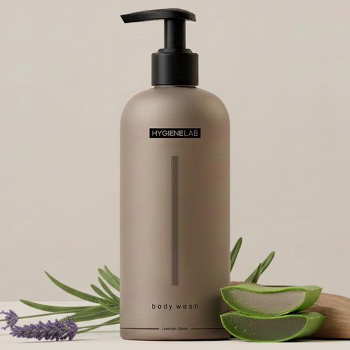 HygieneLab Men's Natural Body Wash - Ultra Hydrating Lavender Sands | EWG Verified, Sulfate-Free (10 oz)