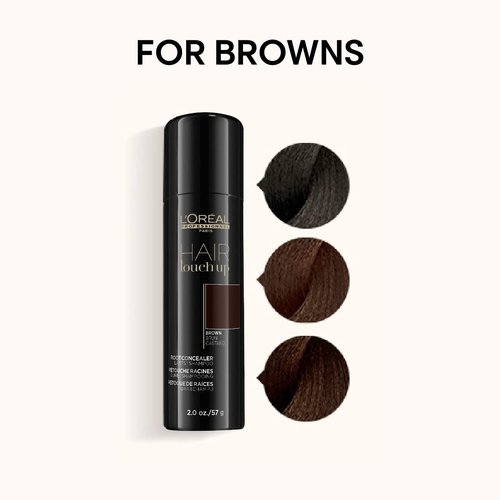 L'Oréal Professionnel Hair Touch Up - Root Concealer Spray for Grey Hair - Non-Transfer, Smudge-Proof Formula