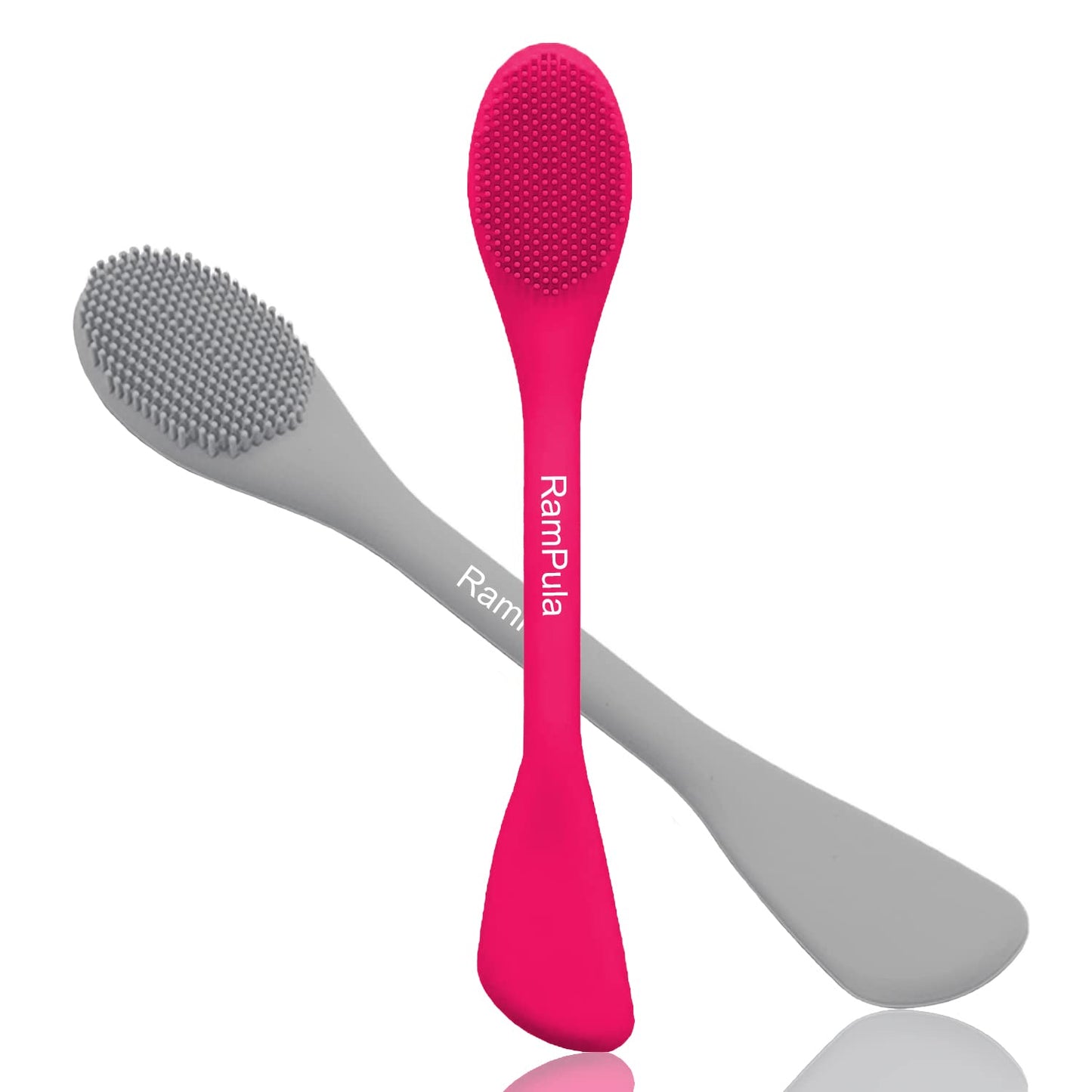 RamPula Silicone Facial Cleansing Brush Pores Cleaner,Remove Blackhead,Remove Acne,Face Massager,Applicator,Spatula,Mud Mask,DIY,Cream,Face Washing Clean,Body Lotion