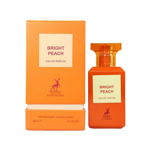 Maison Alhambra Bright Peach Eau De Parfum - 2.7 Oz | Invigorating Fruity Fragrance
