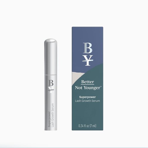 Better Not Younger Superpower Lash Serum - Peptide-Enriched Conditioner for Thicker, Fuller Lashes (7ml) - Cruelty-Free