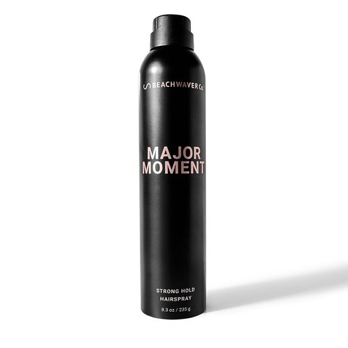 Beachwaver Co. Major Moment Strong Hold Hairspray - Extra-Strength Vegan Formula (8.3 Oz) | Long-Lasting, Brushable Finish & Frizz Control