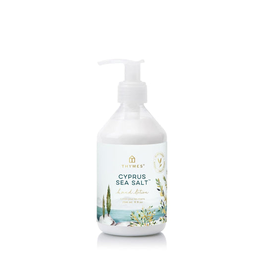 Thymes Moisturizing Hand Lotion - Hydrating Formula with Shea Butter & Aloe Vera | Cyprus Sea Salt, 9 fl oz