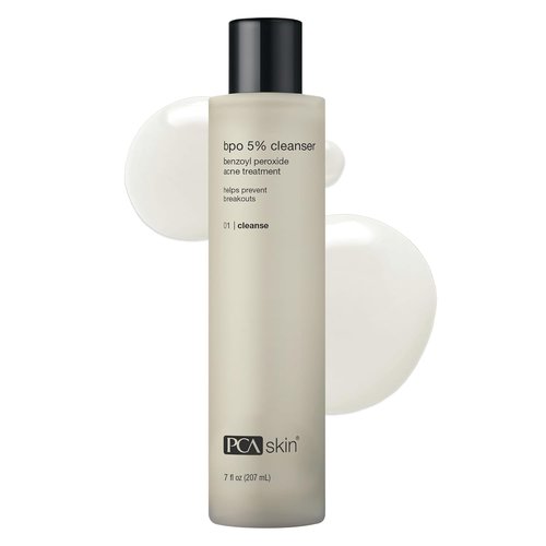 PCA SKIN 5% Benzoyl Peroxide Face Wash - Foaming Acne Cleanser for Oily Skin | 7 Oz Bottle