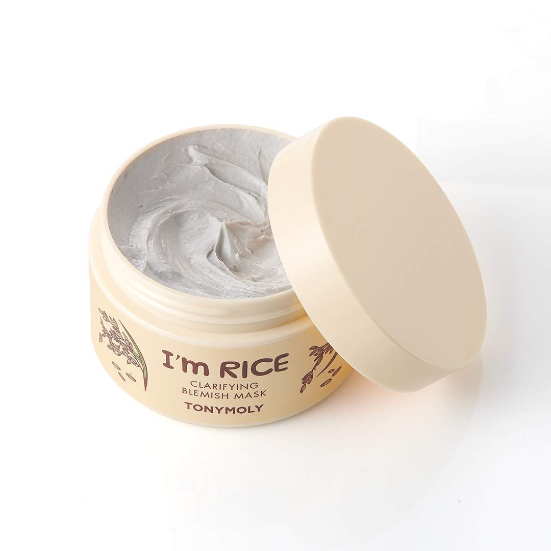 TONYMOLY I'm Rice Clarifying Clay Mask - Detoxify & Soothe Irritated Skin | 100ml
