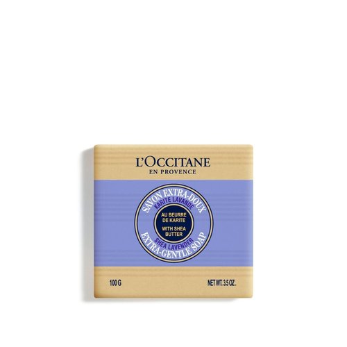L'OCCITANE Shea Butter Soap Bar - Extra-Gentle Cleansing & Moisturizing for Soft Skin | Vegan, Soothing Scents